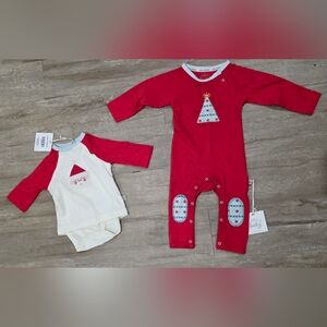 Bundle of Hallmark Baby Christmas Outfits